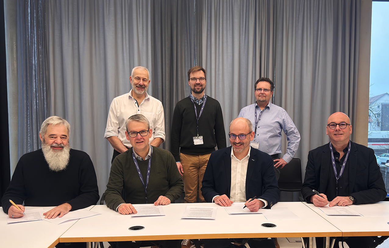 Unterzeichnung des Letter of Intent für das Projekt „H2NetGP“