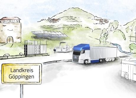 Wasserstoff im Landkreis Göppingen