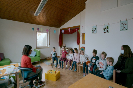 Kinder die am Projekt Energie erleben teilnehmen