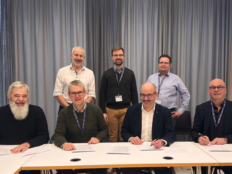 Unterzeichnung des Letter of Intent für das Projekt „H2NetGP“